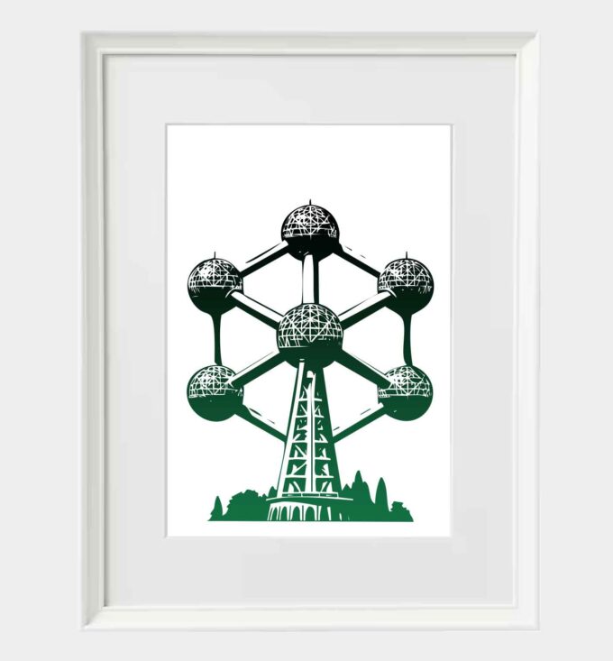 Atomium building Bruksela - obrazek 3