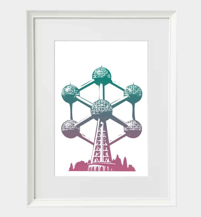 Atomium building Bruksela - obrazek 5