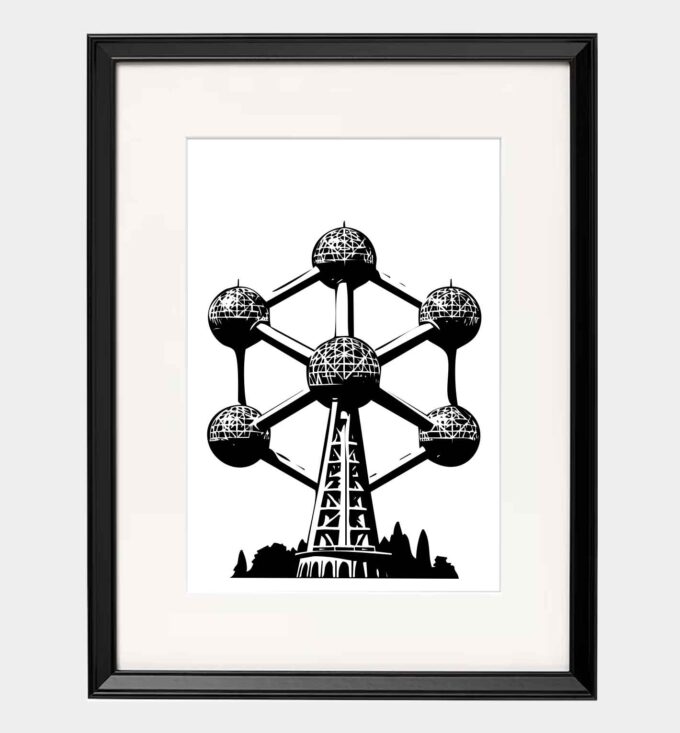 Atomium building Bruksela