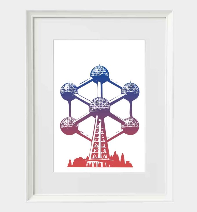 Atomium building Bruksela - obrazek 7