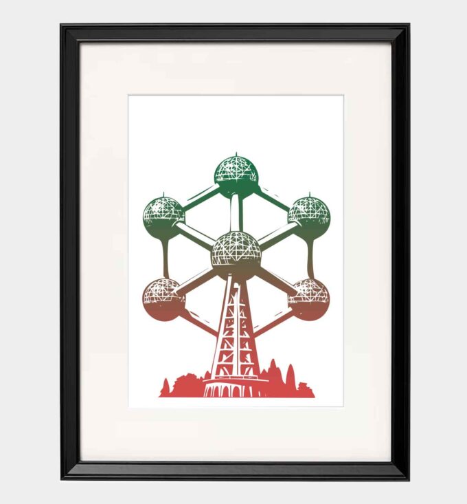 Atomium building Bruksela - obrazek 4